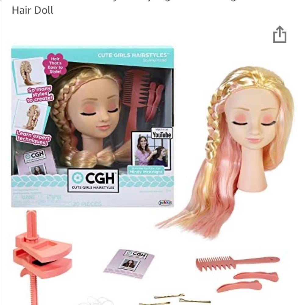 “SOLD OUT”.      Hairstyles Stying Head. All New In Unopened Box. Smoke/Pet